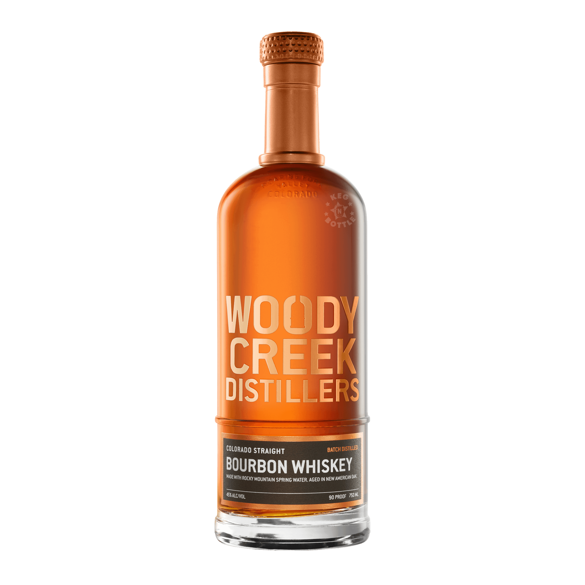 Woody Creek Straight Bourbon Whiskey (750 ml) - Keg N Bottle