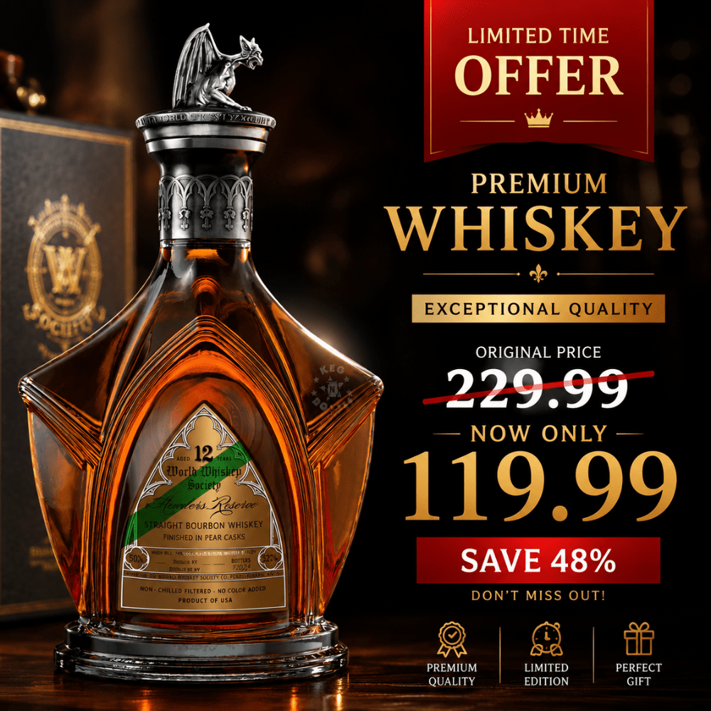 World Whiskey Society 12 Year Pear Cask Bourbon Whiskey (750mL) 3
