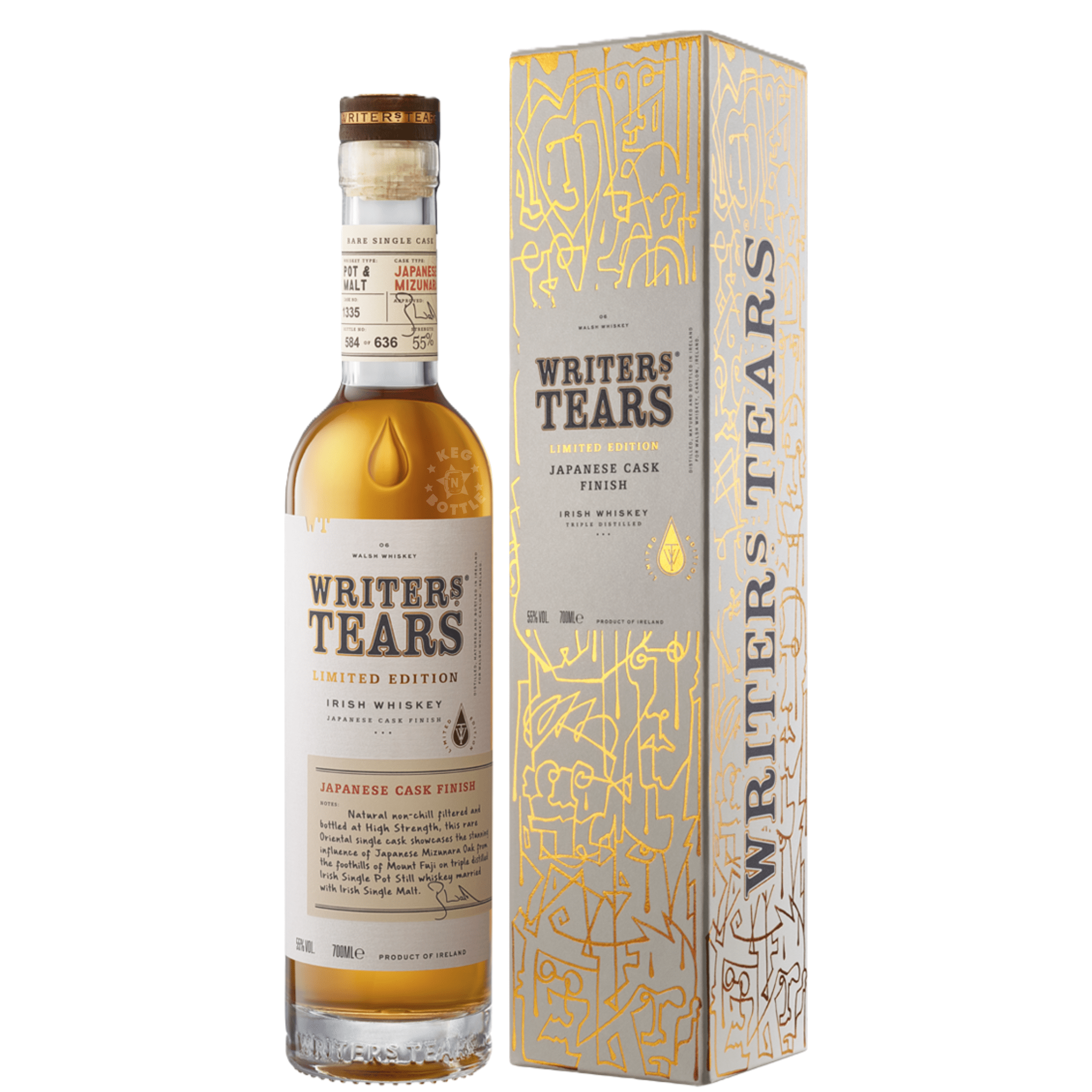Writers Tears Japanese Cask Limited Edition Irish Whiskey (750 mL) | Keg N Bottle