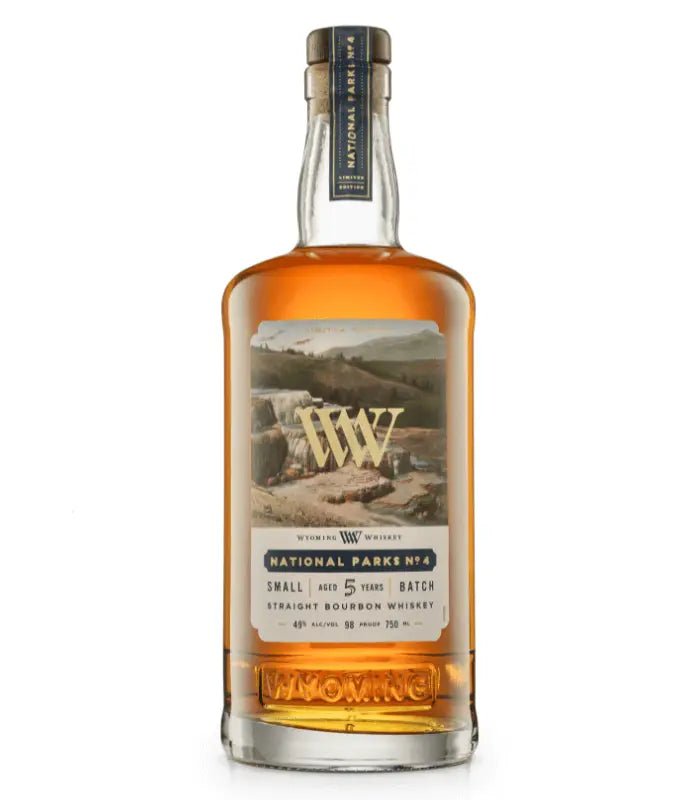 Wyoming Whiskey National Parks No. 4 Small Batch Bourbon Whiskey (750mL) - Keg N Bottle