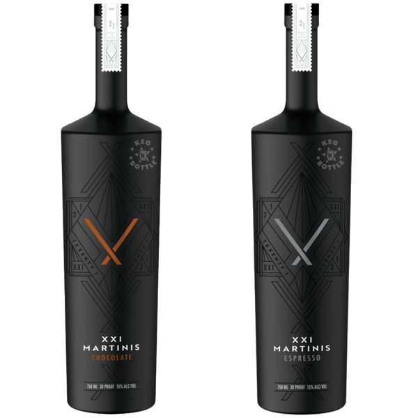 XXI Martinis Chocolate & Espresso Martini Cocktail Bundle 2 x 750ml