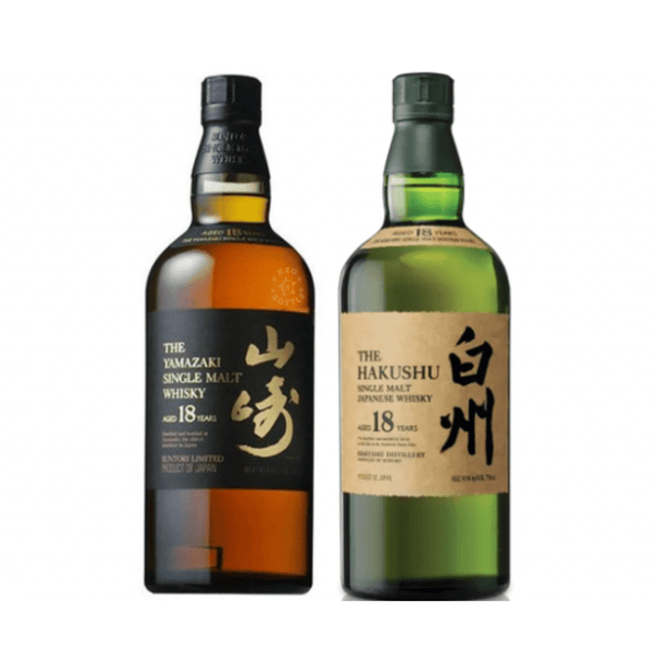Yamazaki & Hakushu 18 Year Combo Pack (2 x 750 ml) | Keg N Bottle Yamazaki & Hakushu 18 Year Combo Pack (2 x 750 ml) | Keg N Bottle