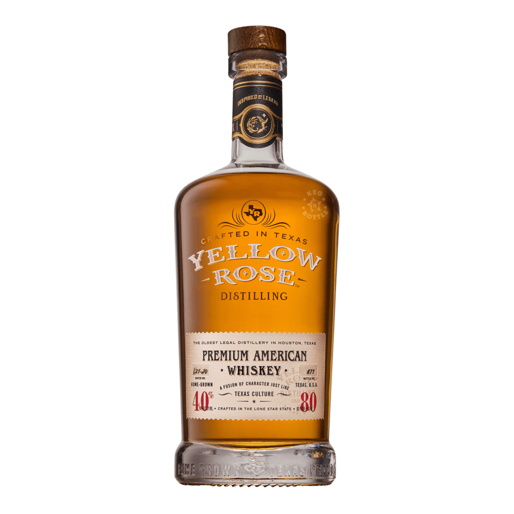 Yellow Rose Premium American Whiskey (750 ml) | Keg N Bottle