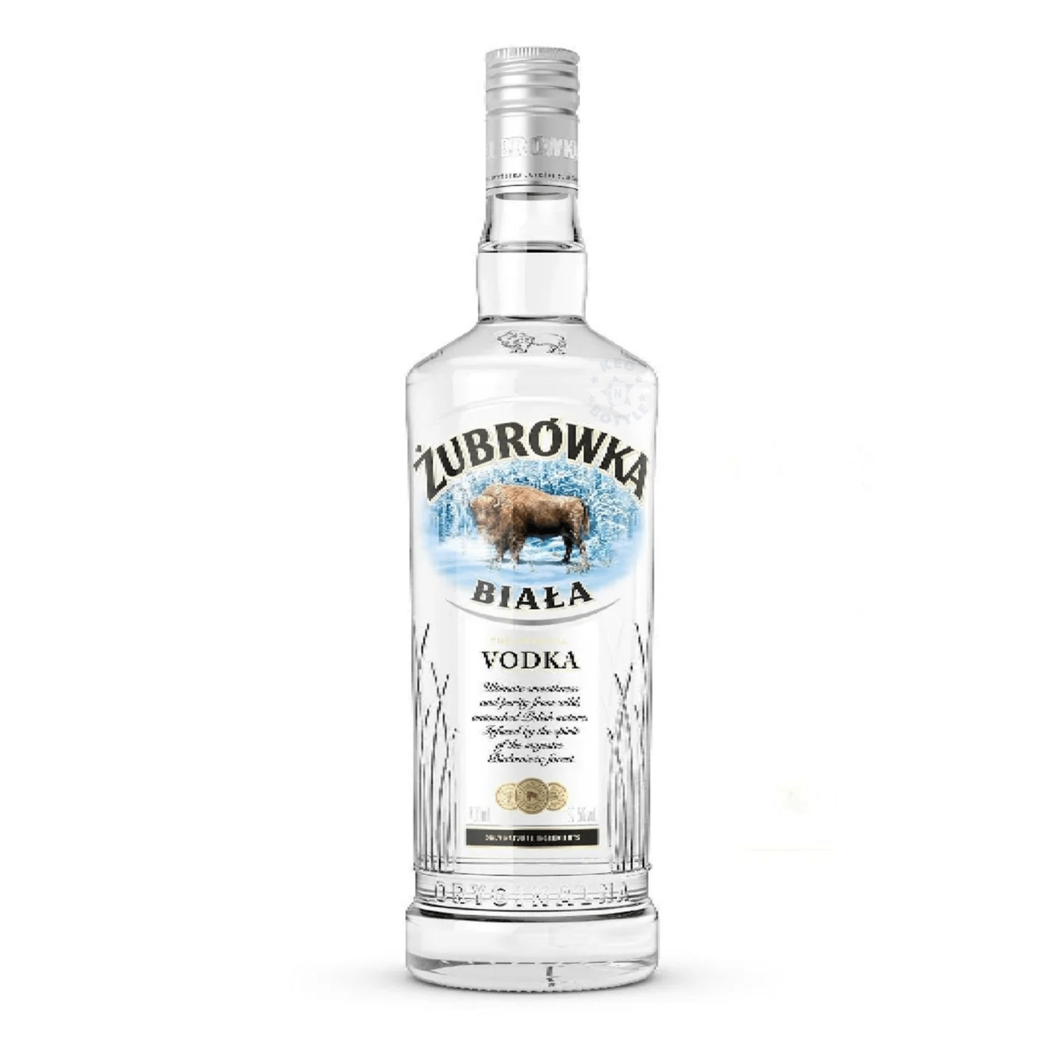Zubrowka Biala Winter Rye Vodka (750 ml) - Keg N Bottle