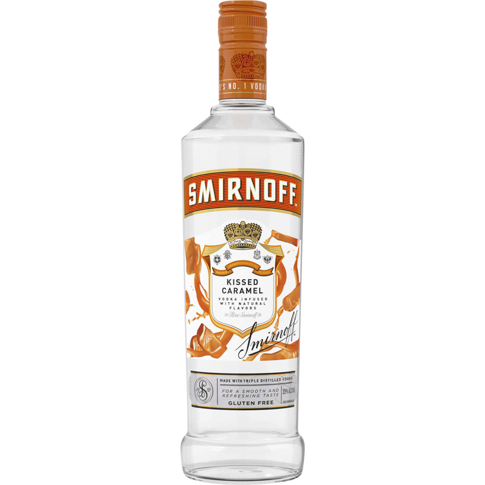 Smirnoff Kissed Caramel Vodka (750 ml)