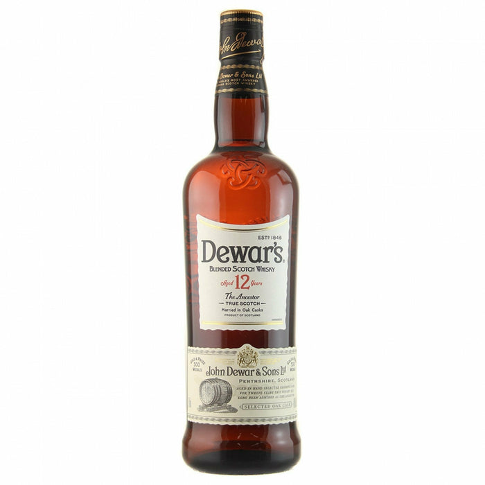 Dewar's 12 Year Blended Scotch Whisky (750 ml)