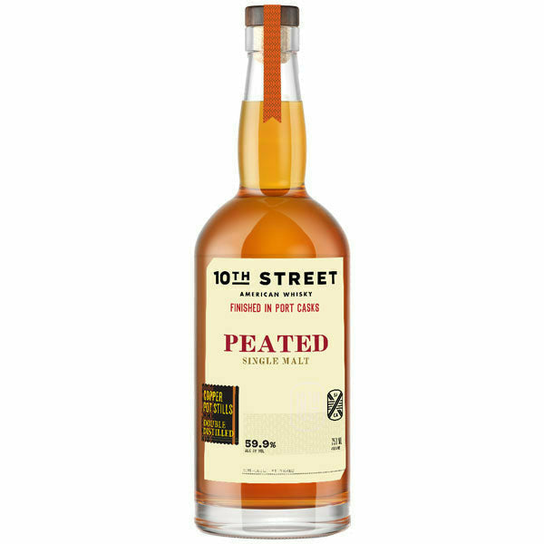 10th Street Peated Port Casks Single Malt Whiskey (750mL)