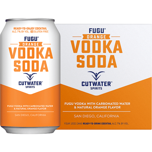 Cutwater Orange Vodka Soda (4pk)