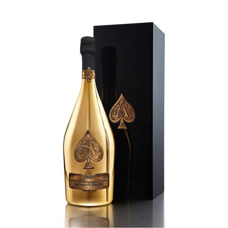 ACE OF SPADE (ARMAND DE BRIGNAC) 750 ML CHAMPAGNE EMPTY GOLD BOTTLE