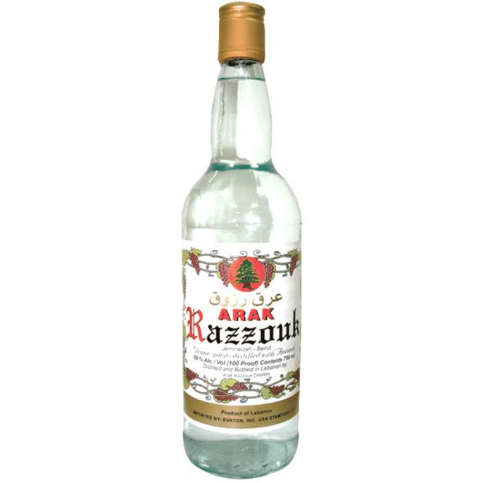 Razzouk Arak 100 Proof 750mL Keg N Bottle