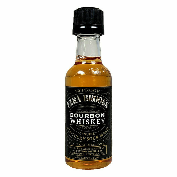 Ezra Brooks Kentucky Sour Mash Bourbon Whiskey 90 Proof (50 ml, 750 ml)