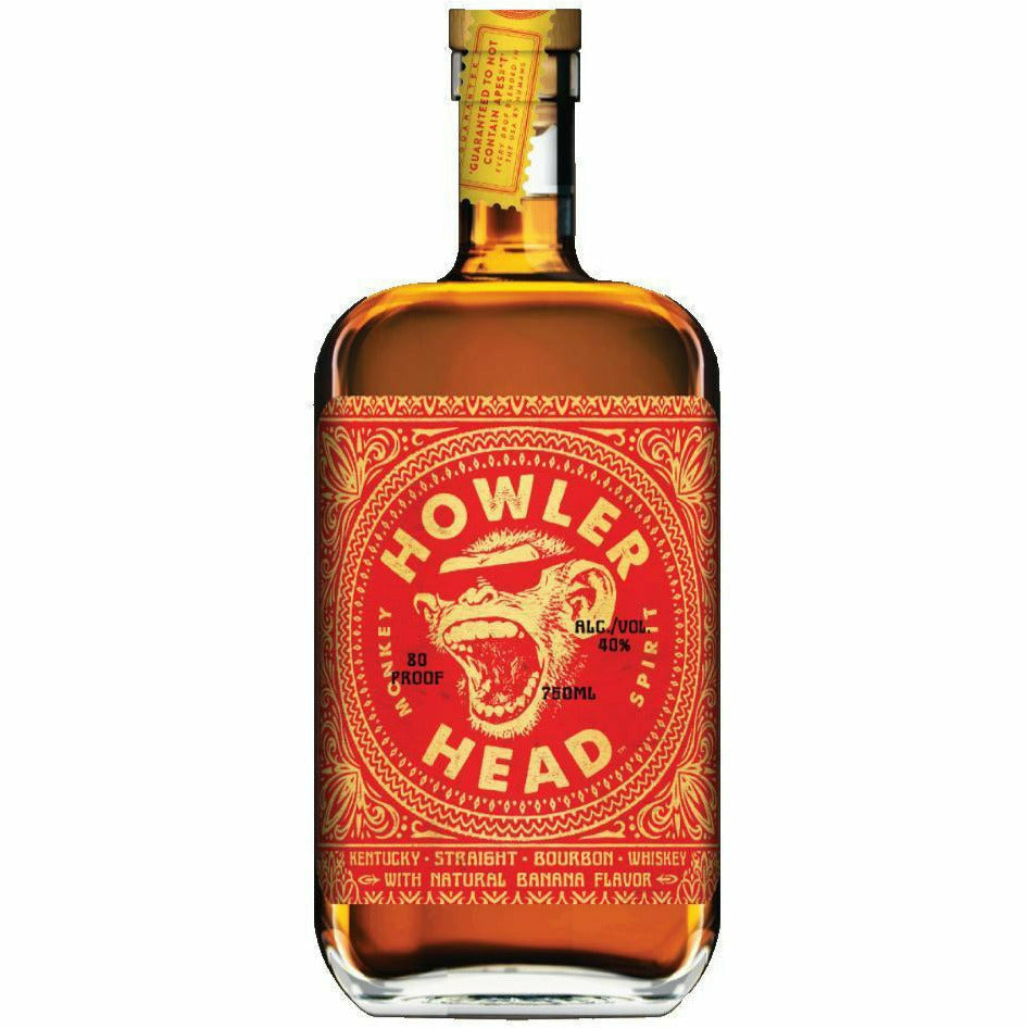 Dana White's Howler Head Banana Bourbon Whiskey (750 ml) — Keg N Bottle