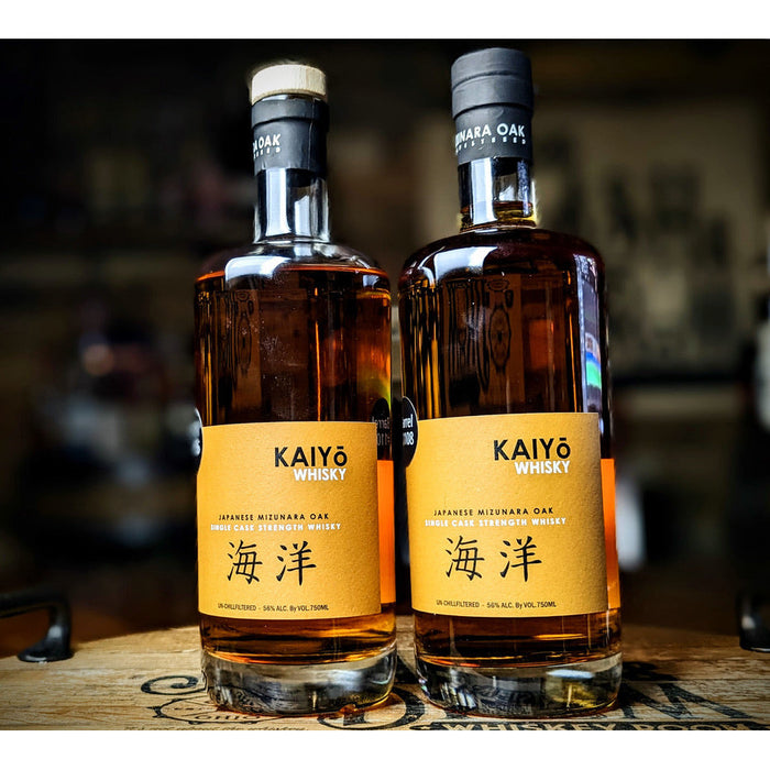 Kaiyo Whiskey Japanese Mizunara Oak Cask Strength (Ryu's Fire Ball - 1145)  - Mash & Journey & Keg N Bottle Private Barrel Pick 750 ml