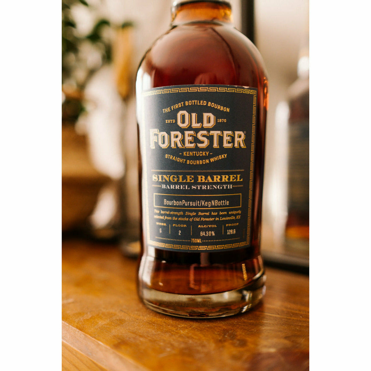 Old Forester Barrel Strength Bourbon (P90X Shred Pudding) - Bourbon Pursuit & Keg N Bottle Barrel Pick 750 ml