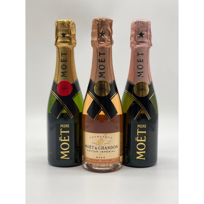 Moet & Chandon Champagne Combo Pack (3 x 187 ml) — Keg N Bottle