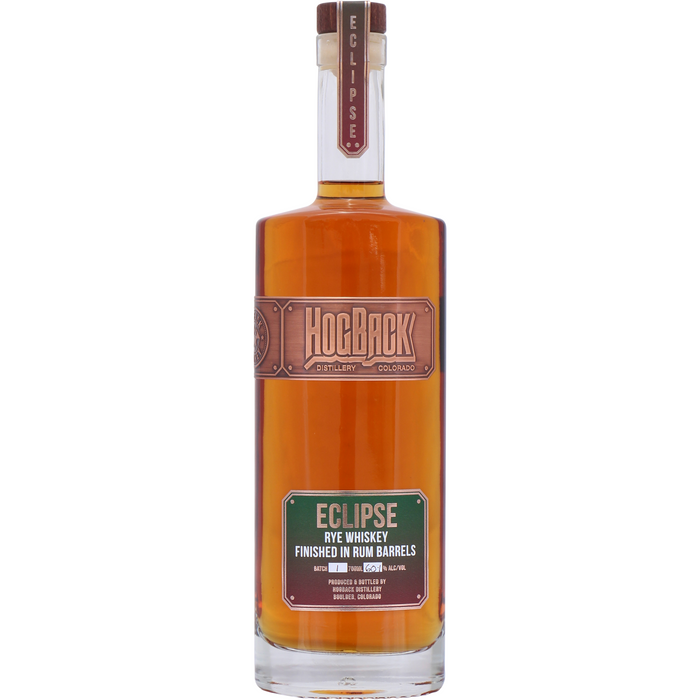 Hogback Distillery Eclipse Rye Whiskey Finished in Rum Barrels (750 ml)