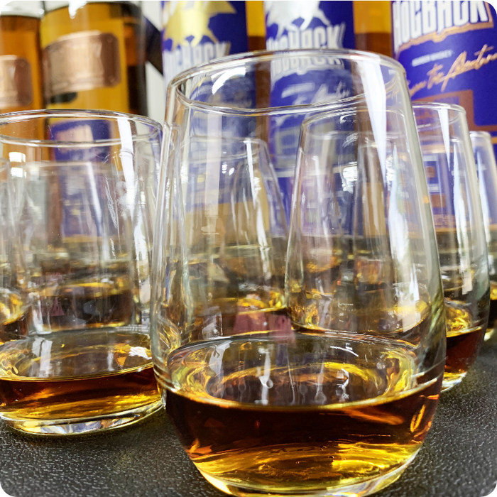 Hogback Distillery Oak & Aspen Cask Strength Bourbon Whiskey (750 ml)