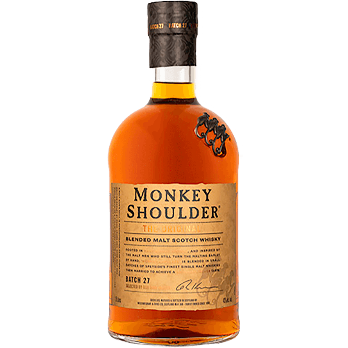 Monkey Shoulder Blended Malt Scotch Whisky, whisky monkey shoulder