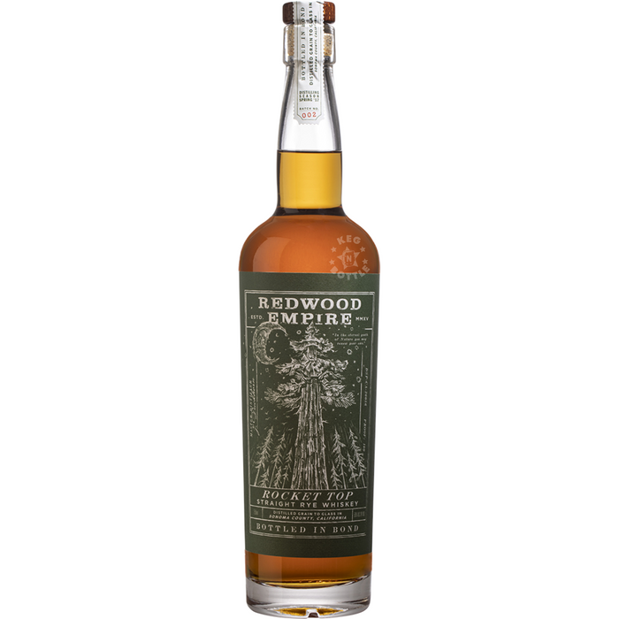 Redwood Empire Rocket Top Straight Rye Whiskey (750 ml)