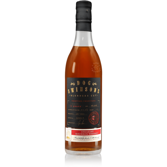 Doc Swinson's Blender's Cut Straight Bourbon Whiskey (750 ml)