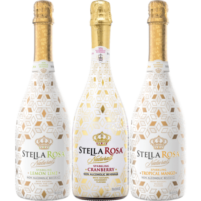 Stella Rosa Non-Alcoholic Sparkling Combo Pack (3 x 750 ml)
