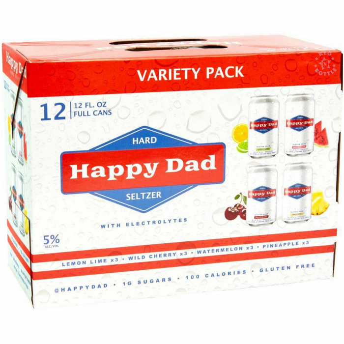 Happy Dad Hard Seltzer Variety Pack (12 Pack)