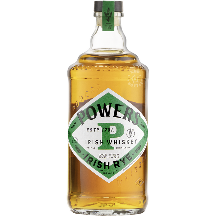Powers Irish Rye Whiskey (750 ml)