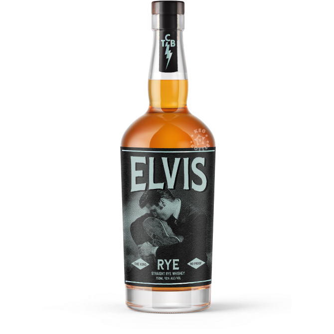Elvis Straight Rye Whiskey (750 ml)