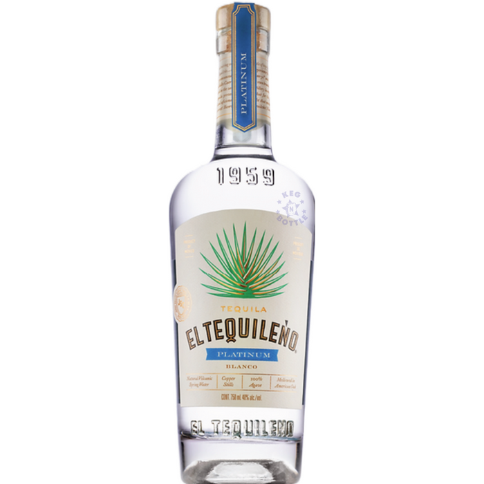 El Tequileno Platinum Tequila (750 ml)