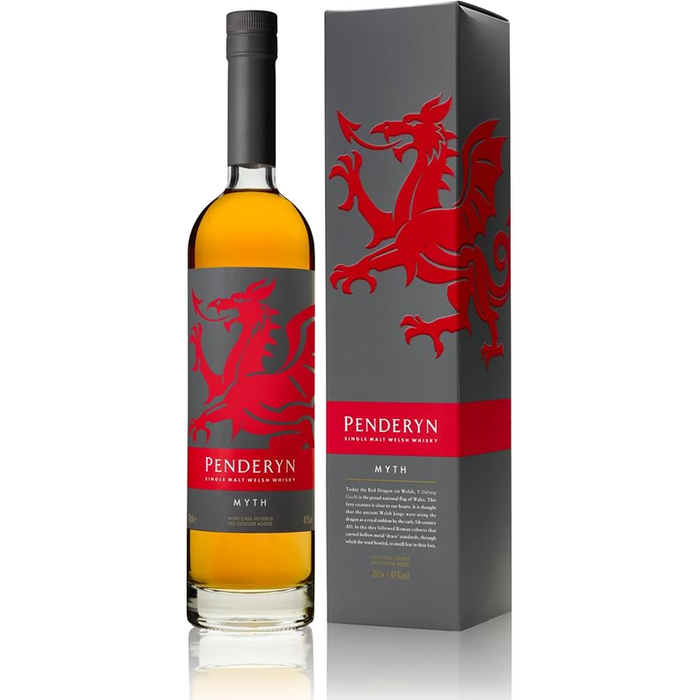 Penderyn Myth Welsh Single Malt Whisky (750 ml)
