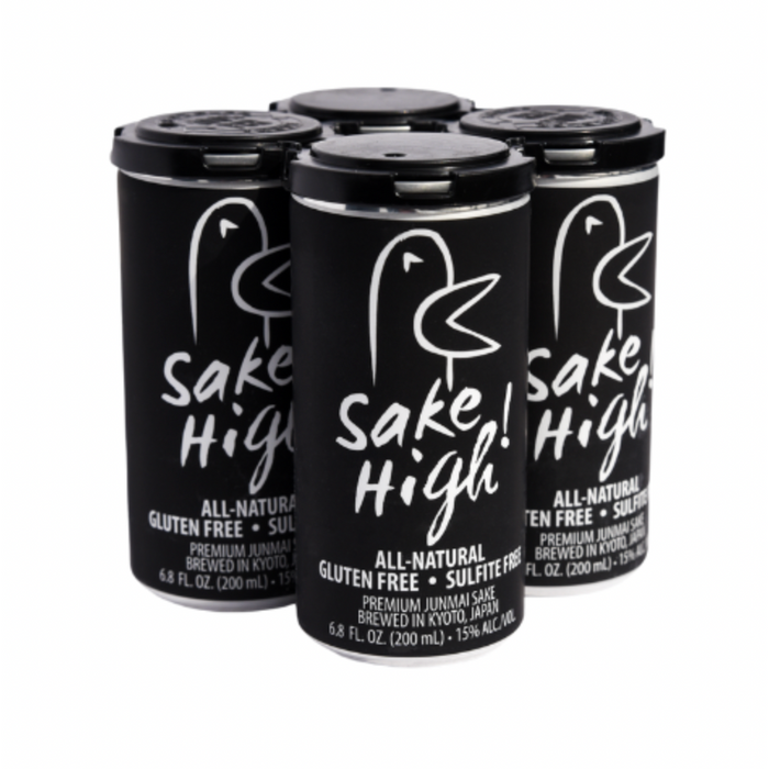 Sake High Premium Junmai Sake (4 Pack)