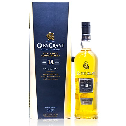 The GlenGrant Single Malt Scotch Whiskey Age 18 Years 750 ML