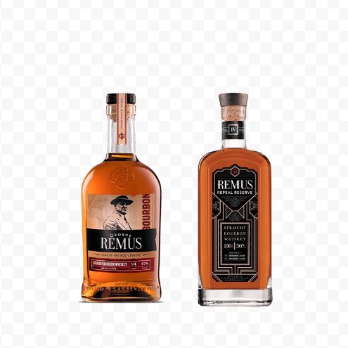 George Remus Straight Bourbon Whiskey & Remus Repeal Reserve VI Straight Bourbon Whiskey Combo Pack (2x 750mL)