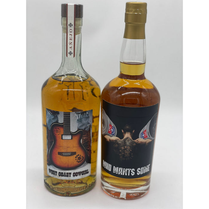 Keg N Bottle Tequila & Irish Whiskey Barrel Pick Combo Pack (2 x 750 ml)