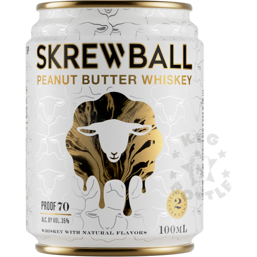 Skrewball Peanut Butter Whiskey Cans (100 ml)