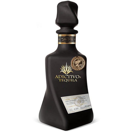 Adictivo Extra Anejo Tequila Black Ceramic (1.75 L) | Keg N Bottle