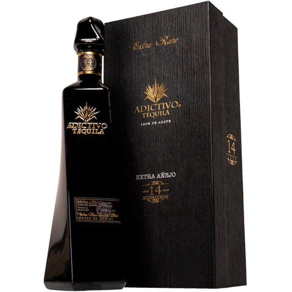 Adictivo Extra Rare Double Black 14 Year Tequila (750 mL) | Keg N