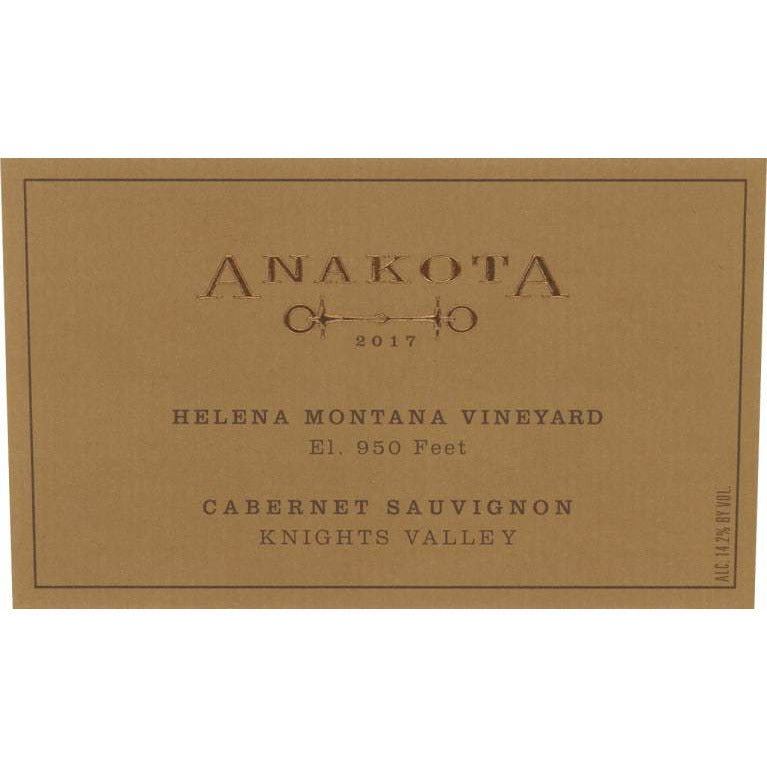 Anakota Cabernet Sauvignon 2017 750 ml | Keg N Bottle