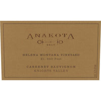 Anakota Cabernet Sauvignon 2017 750 ml