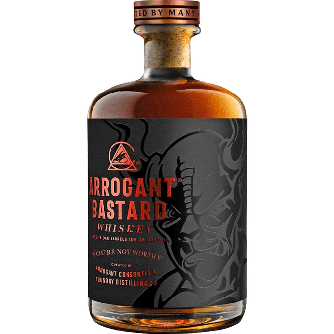 Arrogant Bastard Whiskey (750mL) | Keg N Bottle