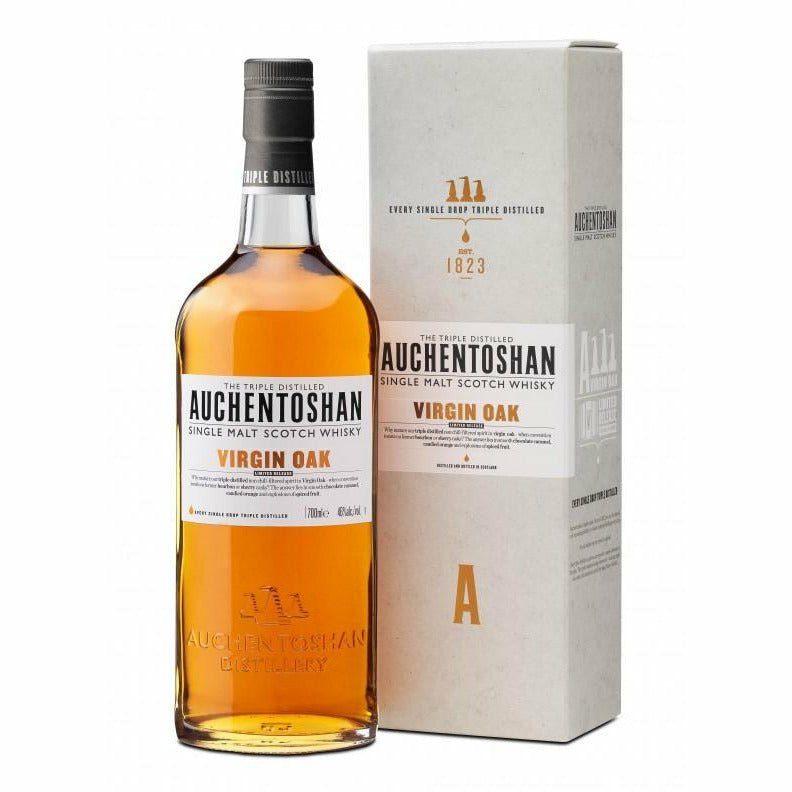 Auchentoshan Virgin Oak Single Malt Scotch Whiskey 750 ML | Keg N Bottle
