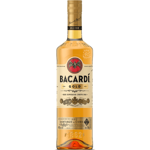 Bacardi Gold Rum (750 ml) | Keg N Bottle