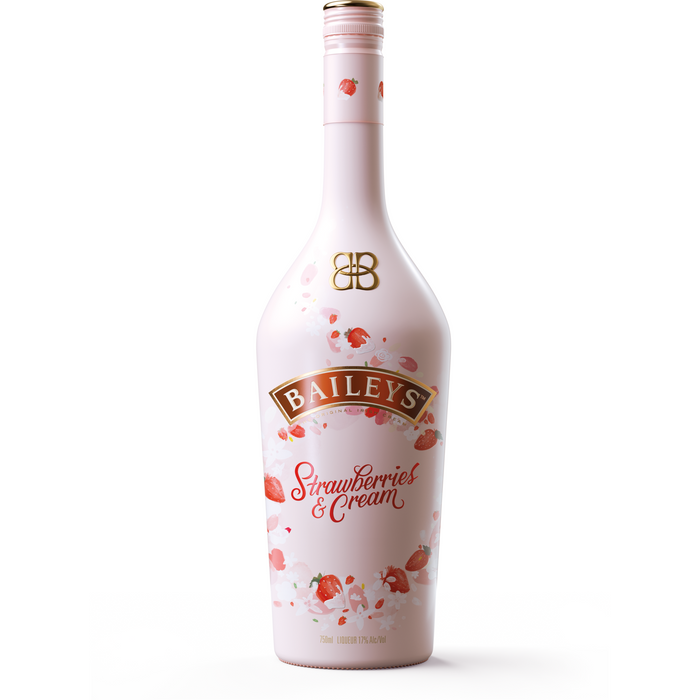 Baileys Strawberries & Cream Liqueur (750 ml) — Keg N Bottle