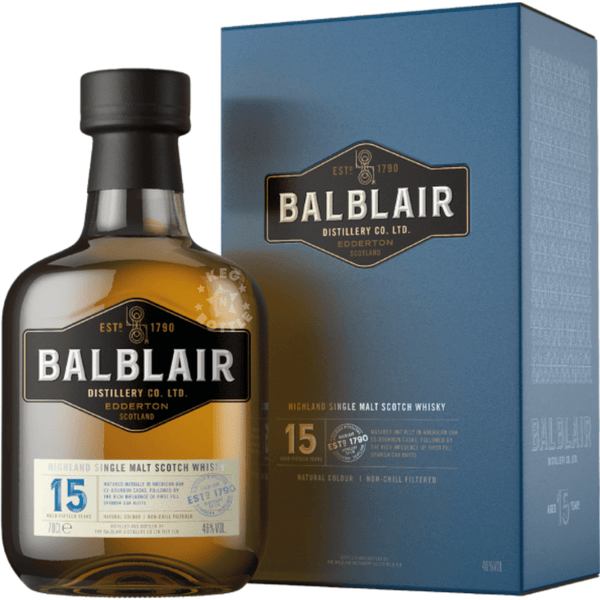 Balblair 15 Year Single Malt Scotch Whiskey (750 ml) | Keg N Bottle