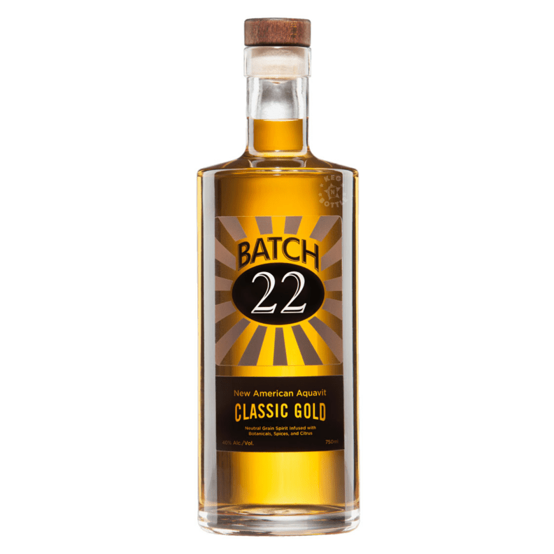 Batch 22 Classic Gold new American Aquavit (750 ml) | Keg N Bottle