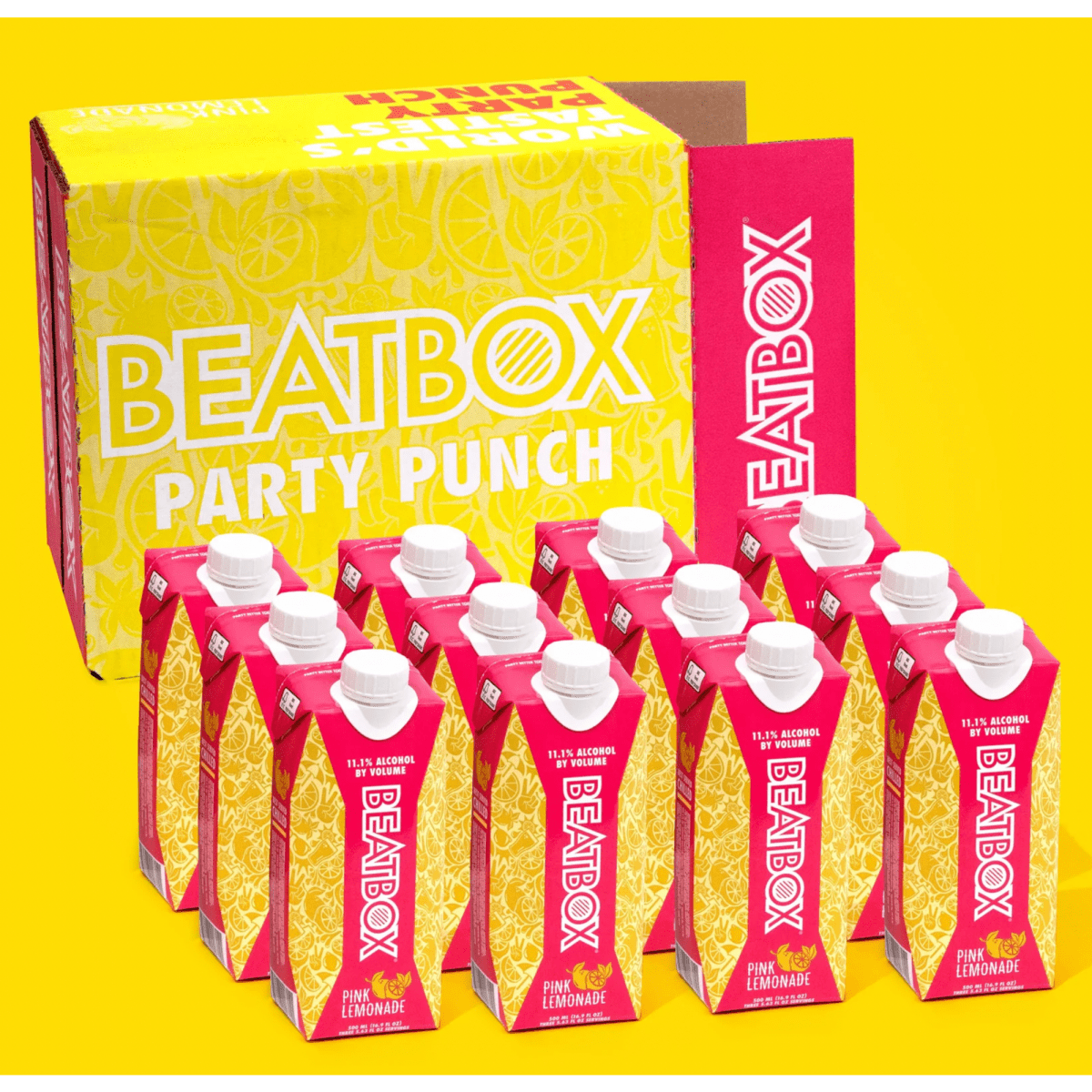 Beat Box Pink Lemonade (12pk x 500mL) | Keg N Bottle