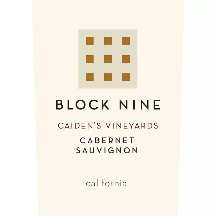 Block Nine - Caiden's Vineyard - Cabernet Sauvignon