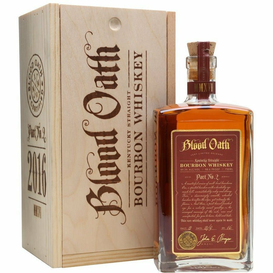 Blood Oath Pact No. 2 Bourbon Whiskey (750 ml) | Keg N Bottle