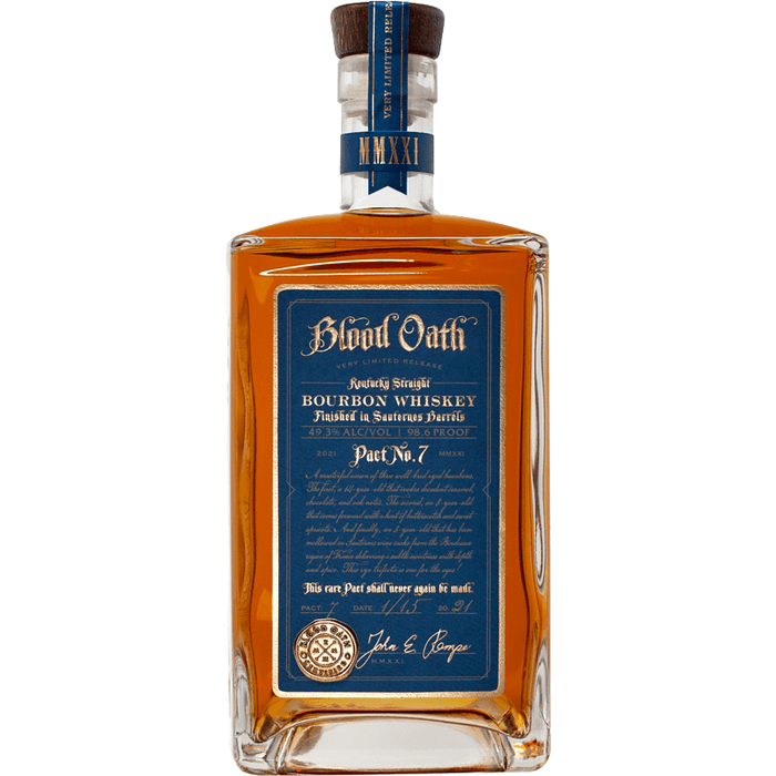 Blood Oath Pact No. 7 Bourbon Whiskey (750 ml) — Keg N Bottle