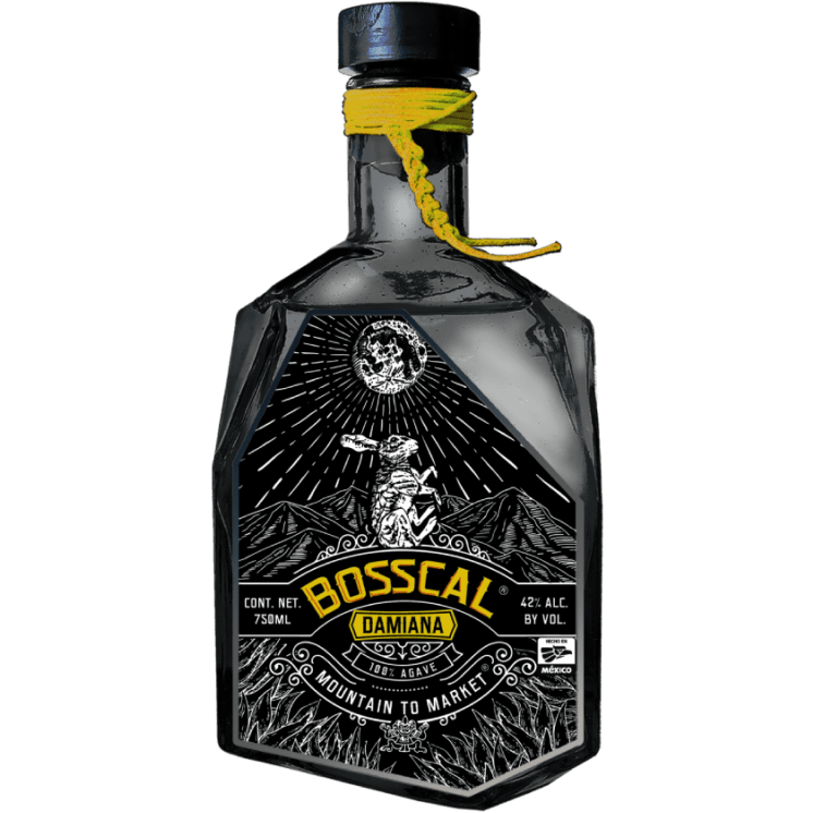 Bosscal Mezcal Artesanal Damiana (750 ml) | Keg N Bottle